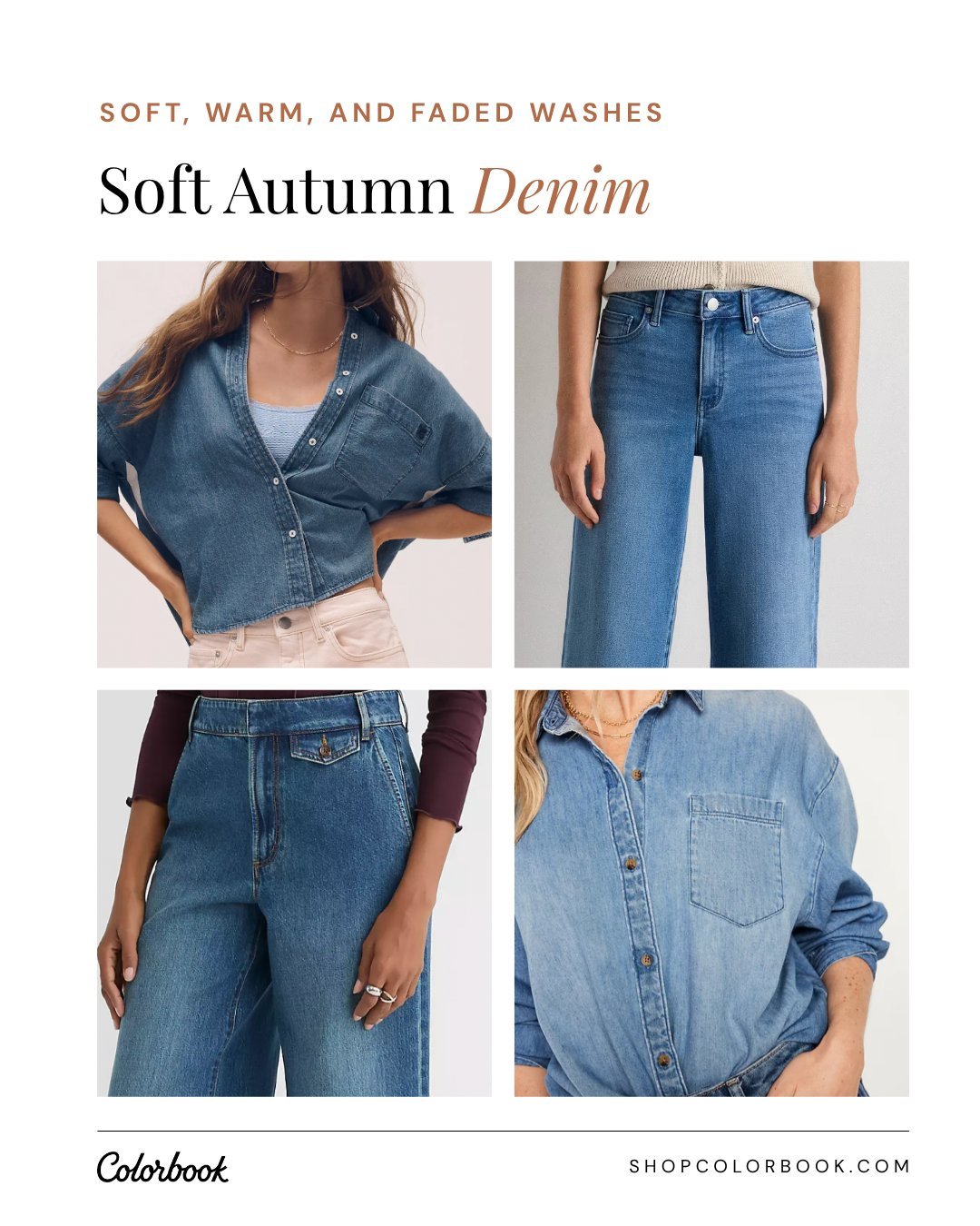 Soft Autumn denim guide
